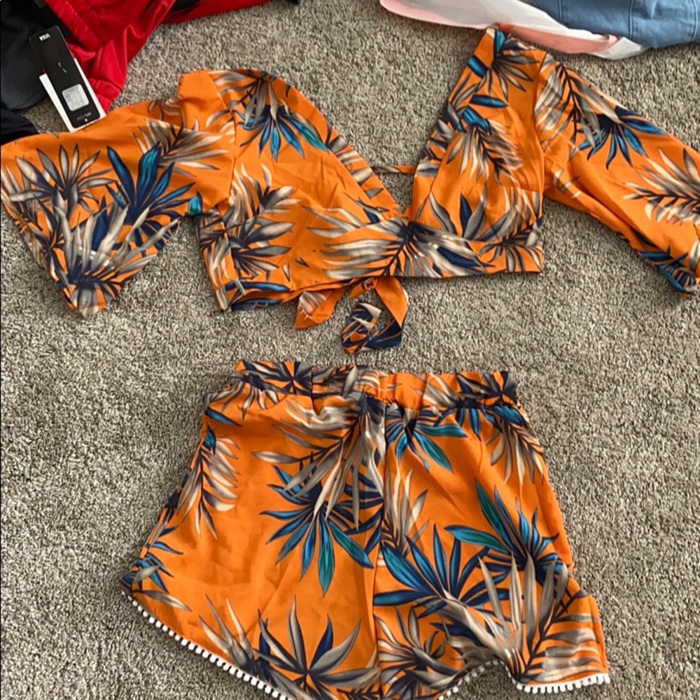 Two piece summer outfit